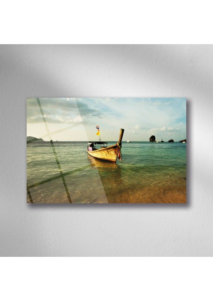 Sandal Deniz Doğa Manzara Cam - 25*35