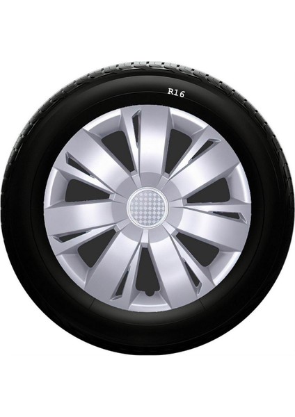 Alfa Romeo Uyumlu 16 Inc Kırılmaz Sks Jant Kapağı 1 Takım 4 Adet NO:411