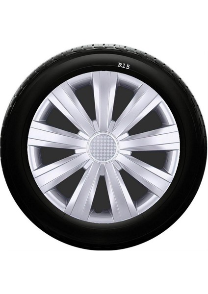 Chery Uyumlu 15 Inç Kırılmaz Sks Jant Kapağı 1 Takım 4 Adet NO:328
