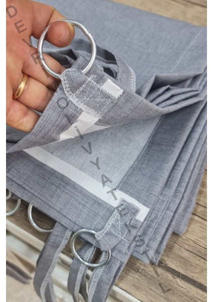 Balkon Perdesi 1,sınıf Gabardin Kumaş Lüks Perde Antrasit modelleri