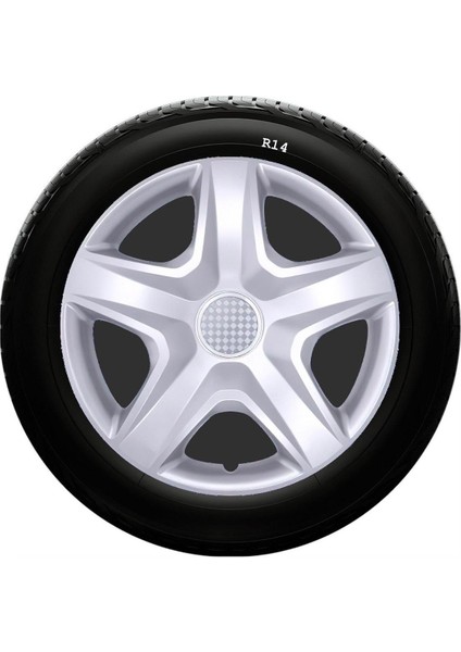 Chevrolet Uyumlu 14 Inç Kırılmaz Sks Jant Kapağı 1 Takım 4 Adet No:202