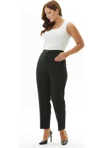 Büyük Beden Kare Cep Içi Gizli Lastikli Pantolon fiyatları