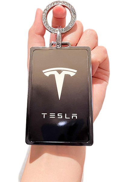 Tesla Araba Anahtarlık (Tek Kabuk + Halka) (Yurt Dışından)