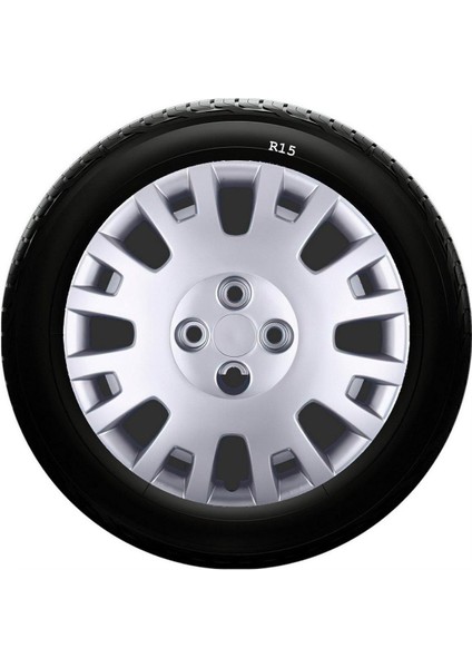Citroen Uyumlu 15 Inc Kırılmaz Sks Jant Kapağı 1 Takım 4 Adet NO:322