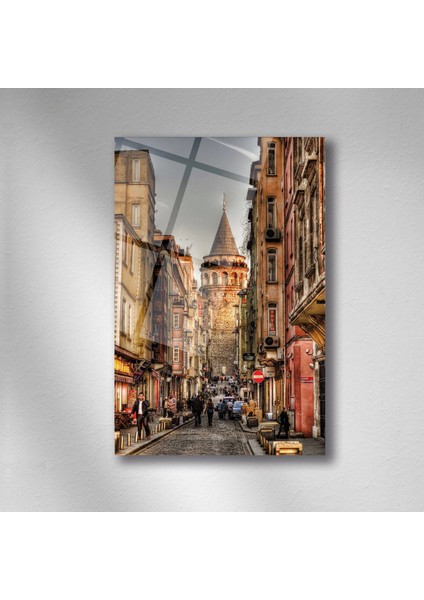 Galata Kulesi Manzara Cam - 25*35