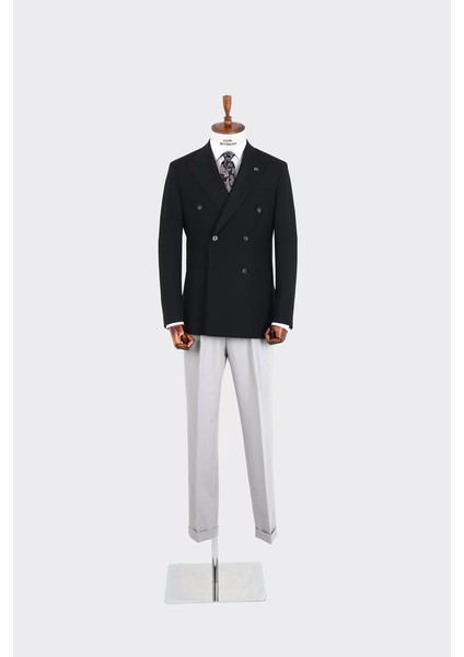 Kırlangıç Yaka Kruvaze Erkek Ceket-KAX5207S fırsatları