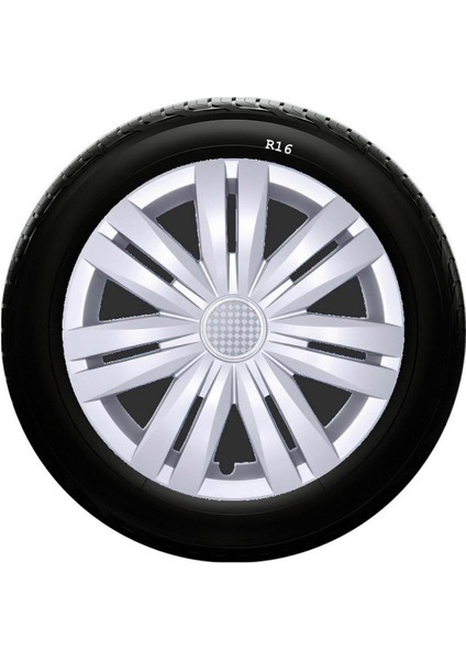 Citroen Uyumlu 16 Inc Kırılmaz Sks Jant Kapağı 1 Takım 4 Adet NO:427