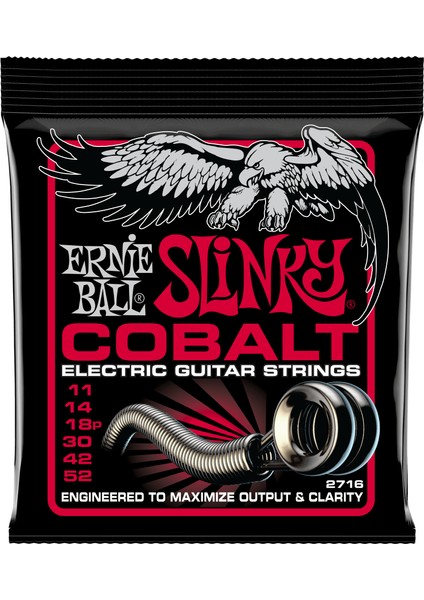 Burly Slinky Cobalt Elektro Gitar Teli 11-52