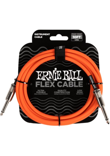 P06416 Flex Enstrüman Kablosu 10ft-Turuncu