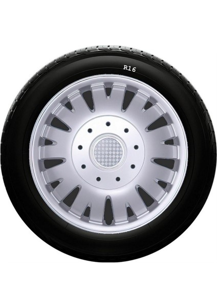 Dacia Uyumlu 16 Inç Kırılmaz Sks Jant Kapağı 1 Takım 4 Adet NO:410