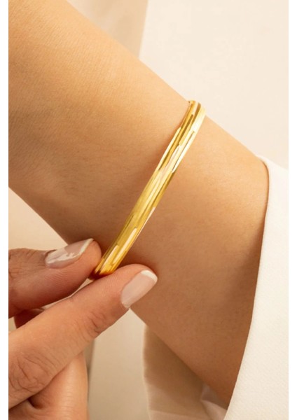 14 Ayar Hediyelik Altın Bilezik 14HDY022