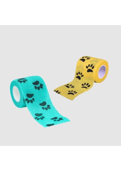 Ithal Kendinden Yapışkanlı Bandaj Pati Desenli 5Cmx4,5M - Sarı fiyatları