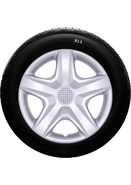 Fiat Uyumlu 13 Inc Kırılmaz Sks Jant Kapağı 1 Takım 4 Adet NO:101