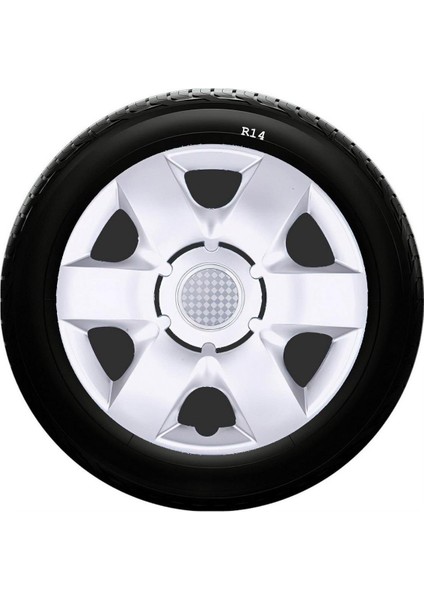 Fiat Uyumlu 14 Inc Kırılmaz Sks Jant Kapağı 1 Takım 4 Adet NO:215