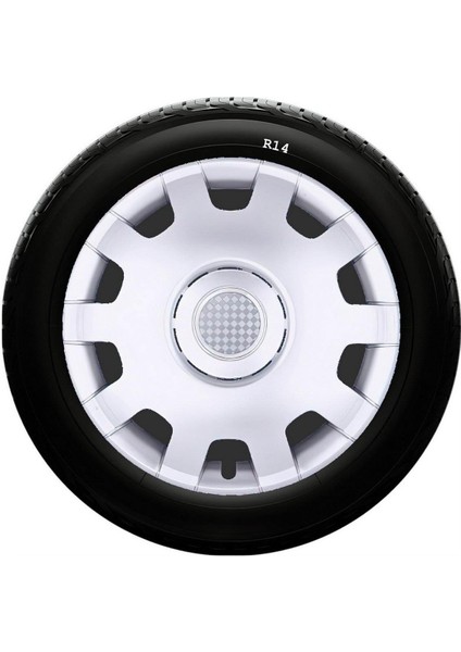 Fiat Uyumlu 14 Inç Kırılmaz Sks Jant Kapağı 1 Takım 4 Adet NO:212