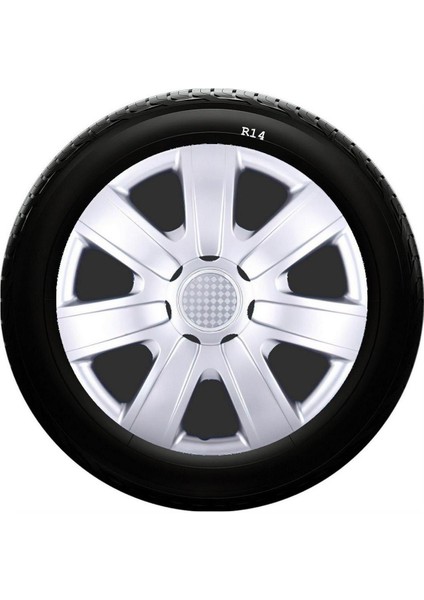 Fiat Uyumlu 14 Inç Kırılmaz Sks Jant Kapağı 1 Takım 4 Adet NO:224