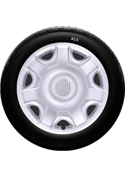 Fiat Uyumlu 15 Inc Kırılmaz Sks Jant Kapağı 1 Takım 4 Adet NO:301
