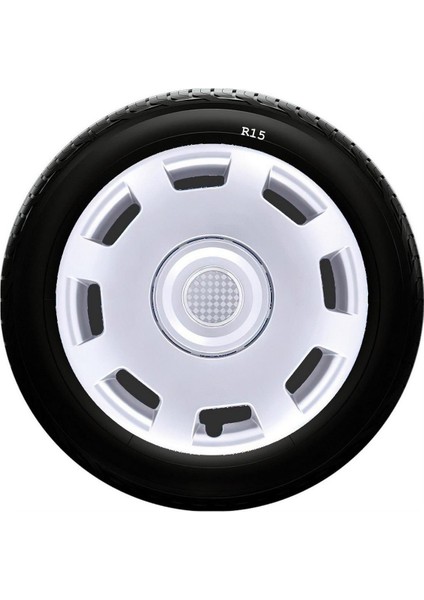 Fiat Uyumlu 15 Inc Kırılmaz Sks Jant Kapağı 1 Takım 4 Adet NO:302