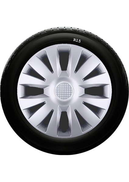 Fiat Uyumlu 15 Inc Kırılmaz Sks Jant Kapağı 1 Takım 4 Adet NO:324