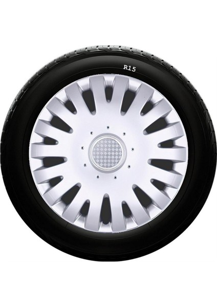 Fiat Uyumlu 15 Inç Kırılmaz Sks Jant Kapağı 1 Takım 4 Adet NO:306