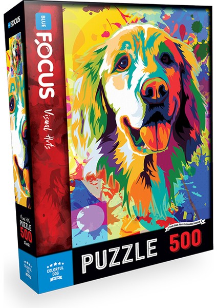 500 Parça - Colorful Dog (Renkli Köpek)