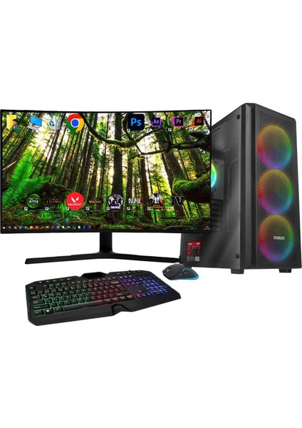 Gmx7263 İ7 12.Nesil 12700K 64Gb Ddr4 512Gb M2 Nvme 6Gb Gtx1660Tı "31.5 165Hz Oyun PC