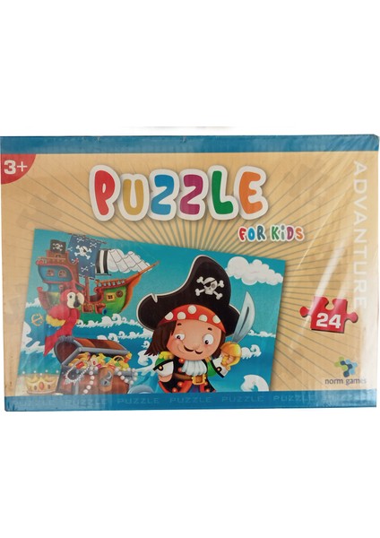 24 Parça Korsan Çocuk Puzzle