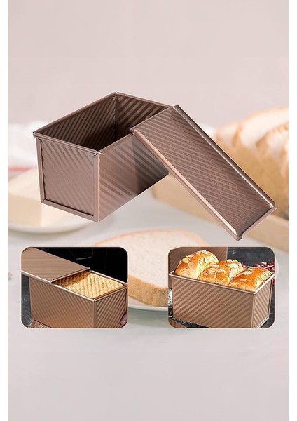 Karbon Çelik 450 gr Oluklu Baton Tost Ekmek Kalıbı (19,5X10X11 Cm) CIN804RS