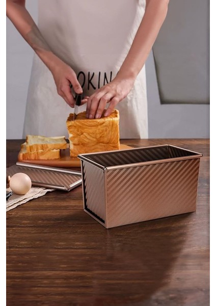 Karbon Çelik 450 gr Oluklu Baton Tost Ekmek Kalıbı (19,5X10X11 Cm) CIN804RS fırsatları
