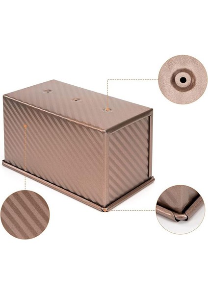 Karbon Çelik 450 gr Oluklu Baton Tost Ekmek Kalıbı (19,5X10X11 Cm) CIN804RS indirimleri