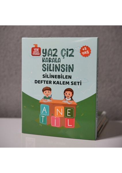 Öğrenciler Için Türkçe Sihirli Yazı Defter Seti ile Yazma Öğreniyorum