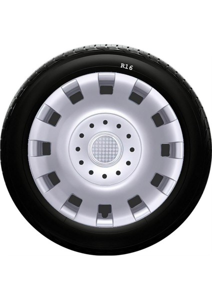 Fiat Uyumlu 16 Inç Kırılmaz Sks Jant Kapağı 1 Takım 4 Adet NO:414