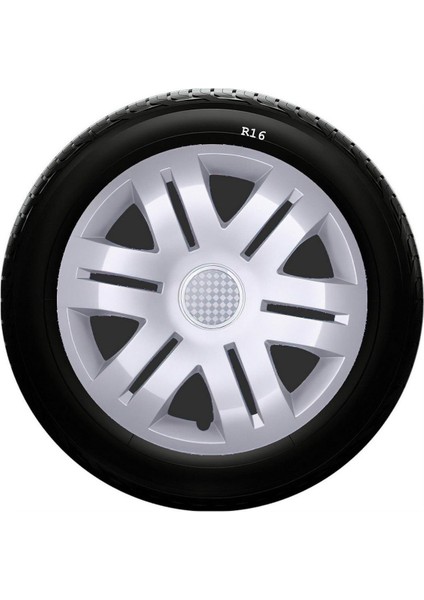 Fiat Uyumlu 16 Inc Kırılmaz Sks Jant Kapağı 1 Takım 4 Adet NO:406
