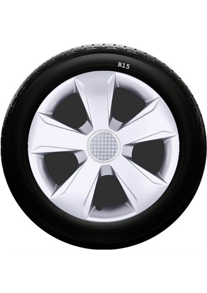 Fiat Uyumlu 15 Inc Kırılmaz Sks Jant Kapağı 1 Takım 4 Adet NO:331