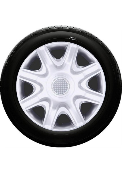 Fiat Uyumlu 15 Inc Kırılmaz Sks Jant Kapağı 1 Takım 4 Adet NO:332