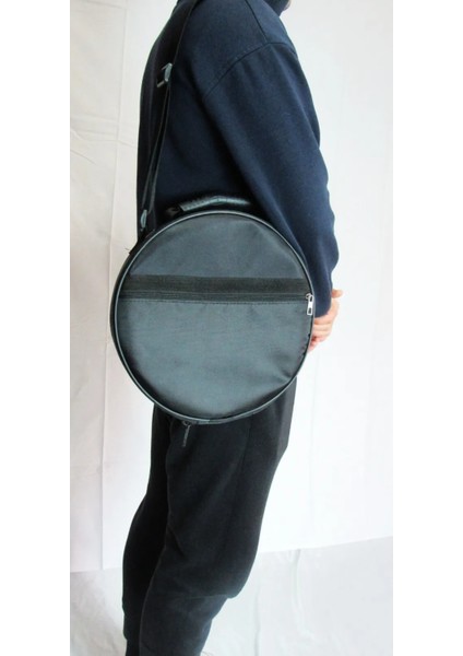 Dövme Pirinç Zilli Bendir Daire Hayvan Derili 35 Cm, Drum Bendir, Daf, Erbane Tambourine With Case