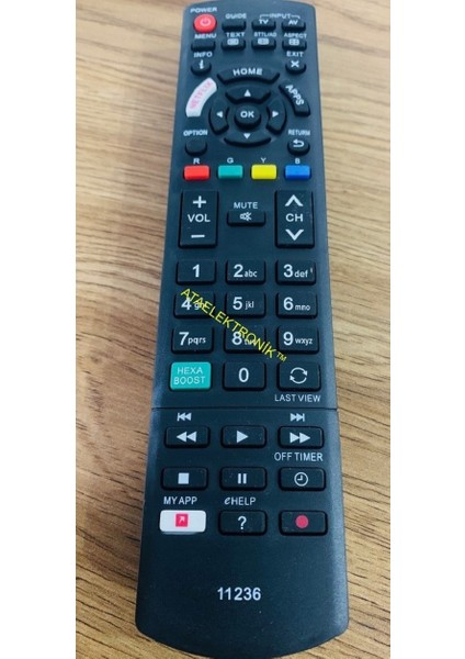 Panasonıc TNQ-10449 TNQ-10481 Smart LED Tv Kumanda - Tüm Modeller - Panasonik Netflix Tuşlu