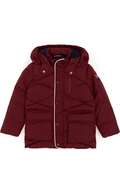 U.S. Polo Assn. Erkek Çocuk Bordo Kaban 50291717-VR014