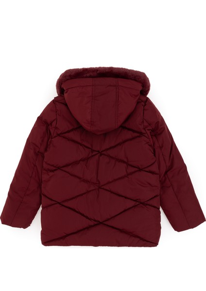 U.S. Polo Assn. Erkek Çocuk Bordo Kaban 50291717-VR014