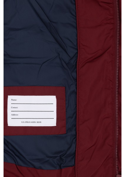 U.S. Polo Assn. Erkek Çocuk Bordo Kaban 50291717-VR014