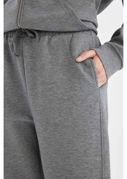 Standart Fit Jogger Eşofman Altı Beli Paçası Lastikli Cepli Skuba Dalgıç C6857AX24AU
