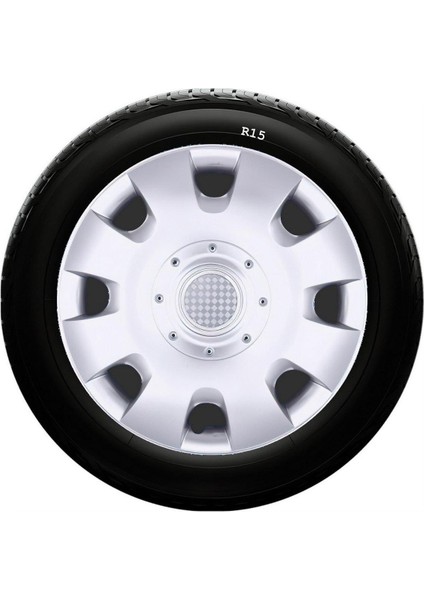Ford Uyumlu 15 Inc Kırılmaz Sks Jant Kapağı 1 Takım 4 Adet NO:304