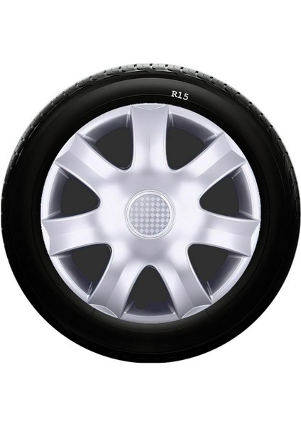 Ford Uyumlu 15 Inc Kırılmaz Sks Jant Kapağı 1 Takım 4 Adet NO:326