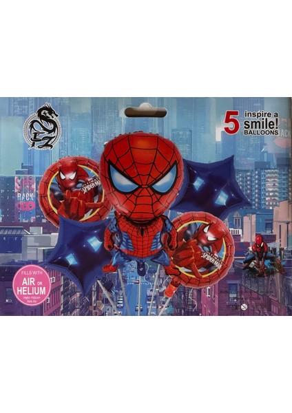 Spiderman 5li Folyo Balon