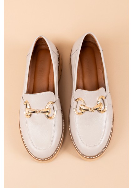 Aspes Kadın Deri Taş Loafer Ayakkabı fırsatları