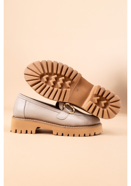 Aspes Kadın Deri Taş Loafer Ayakkabı indirimleri