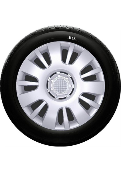 Ford Uyumlu 15 Inc Kırılmaz Sks Jant Kapağı 1 Takım 4 Adet NO:312