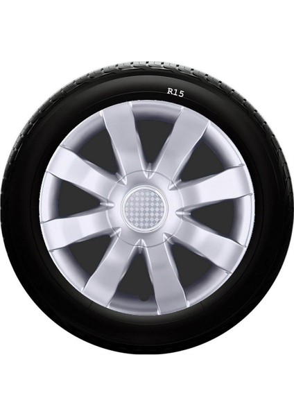 Ford Uyumlu 15 Inc Kırılmaz Sks Jant Kapağı 1 Takım 4 Adet NO:323