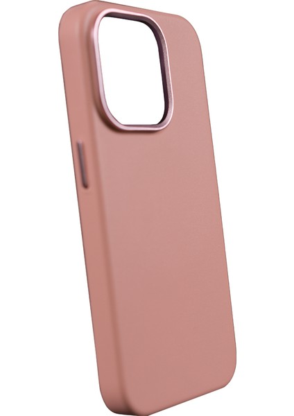 Apple iPhone 15 Pro Max Uyumlu Deri Magsafe Kılıf