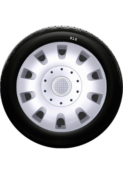 Ford Uyumlu 16 Inc Kırılmaz Sks Jant Kapağı 1 Takım 4 Adet NO:401